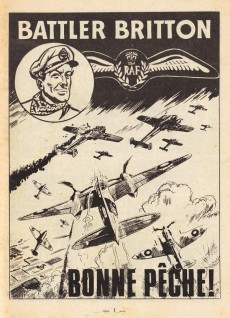 Extrait de Battler Britton (Impéria) -318- Bonne pêche - le casse-cou volant - sauvetage - un héros sans médaille - le repaire des requins
