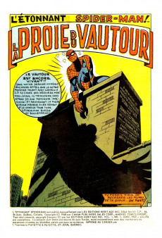 Extrait de L'Étonnant Spider-Man (Éditions Héritage) -1- La Proie du Vautour