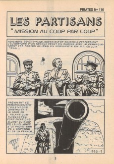 Extrait de Pirates (Mon Journal) -116- Les partisans - 