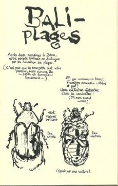 Extrait de Formol, le bocal à bidules -2- Bali-plages