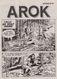 Extrait de Apaches (Aventures et Voyages) -93- Arok - Celui qui devait mourir