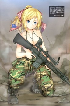 Extrait de Gun & Girl Illustrated