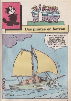 Extrait de Félix le Chat (2e Série - Editions du Château) -24- Des pirates en bateau