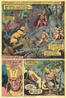 Extrait de Ka-Zar Vol.2 (1974) -8- Down Into... the Volcano!