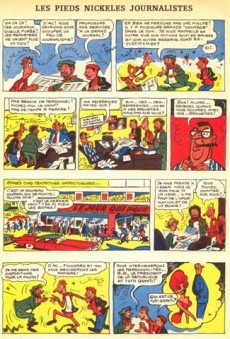 Extrait de Les pieds Nickelés (3e série) (1946-1988) -49c1971- Les Pieds Nickelés journalistes
