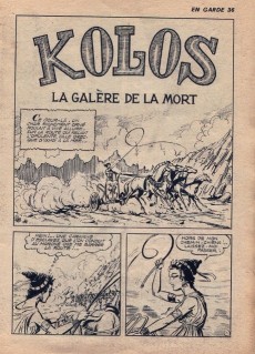 Extrait de En Garde ! (Panache, puis) -36- Kolos - La Galère de la Mort