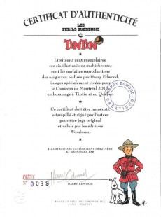 Extrait de Tintin - Pastiches, parodies & pirates - Les périls québecois de Tintin