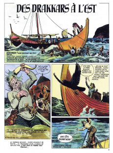Extrait de La découverte du monde en bandes dessinées -2- L'aventure des Vikings