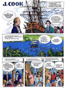 Extrait de La découverte du monde en bandes dessinées -14- James Cook