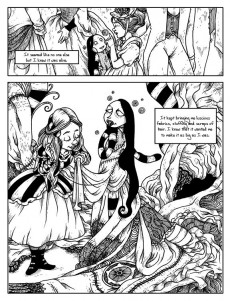 Extrait de Jabberwocky (Melançon) -a- Jabberwocky