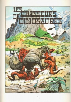 Extrait de Bob Morane 03 (Lombard) -33- Les chasseurs de dinosaures