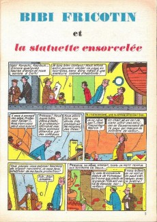 Extrait de Bibi Fricotin (2e Série - SPE) (Après-Guerre) -44a71- Bibi Fricotin et la Statuette ensorcelée