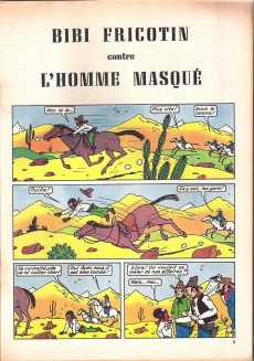 Extrait de Bibi Fricotin (2e Série - SPE) (Après-Guerre) -47a1970- Bibi Fricotin contre l'homme masqué