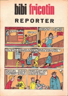 Extrait de Bibi Fricotin (2e Série - SPE) (Après-Guerre) -64a67- Bibi Fricotin reporter