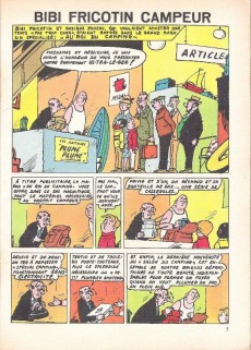 Extrait de Bibi Fricotin (2e Série - SPE) (Après-Guerre) -72a1971- Bibi Fricotin campeur