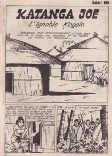 Extrait de Safari (Aventures et Voyages) -100- Katanga Joe - L'ignoble Kogolo