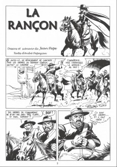 Extrait de Zorro (les aventures de) (Jean Pape) -1- La rançon