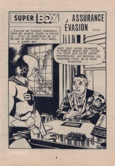 Extrait de Super Boy (2e série) -305- Super Boy, assurance évasion...