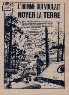 Extrait de Super Boy (2e série) -353- L'Homme qui voulait noyer la Terre