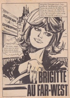 Extrait de Roses blanches (Arédit) -159- Brigitte au far-west