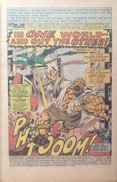 Extrait de Fantastic Four Vol.1 (1961) -160- In one world..and out the other!