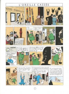 Extrait de Tintin (Fac-similé couleurs) -6- L'oreille cassée