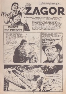 Extrait de Yuma (1re série - Lug) -294- Zagor - Zagor en prison
