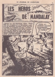 Extrait de Le journal de l'aventure (2e Série - Lutèce) -12- Les héros de mandalay