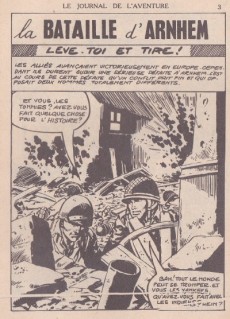 Extrait de Le journal de l'aventure (2e Série - Lutèce) -9- La bataille d'arnhem : lève-toi et tire !