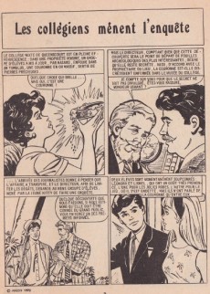 Extrait de Cathy (Artima/Arédit) -91- Les collégiens mènent l'enquête