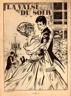 Extrait de Roses blanches (Arédit) -161- La valse du soir