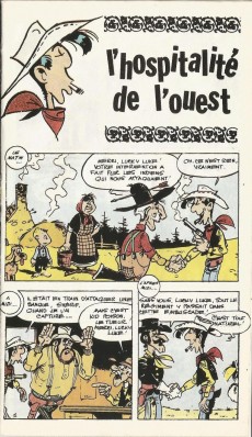Extrait de Lucky Luke -Poche2- L'hospitalité de l'Ouest