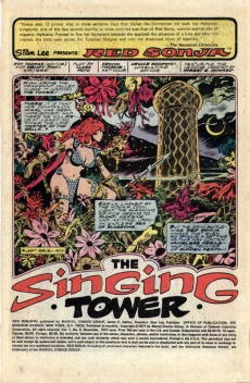 Extrait de Red Sonja Vol.1 (1977) -6- The singing tower