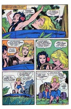 Extrait de Kamandi, The Last Boy On Earth (1972) -6- Captives of the lion men!