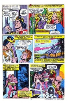 Extrait de Kull the Conqueror Vol.1 (1971) -7- Delcardes' cat