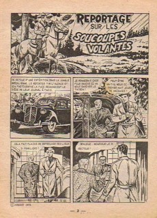 Extrait de Tim l'audace (3e série - Courage Exploit) -34- Reportages sur les soucoupes volantes