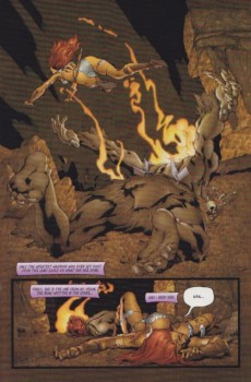 Extrait de Red Sonja (2005) -2- The Flaming Skulls / Winds of Doom