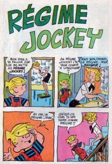 Extrait de Dennis la malice (2e Série - SFPI) (1972) -77- Régime jockey