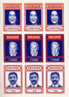 Extrait de Le tampographe Sardon -a2014- Bons points modernes : vignettes éducatives à découper