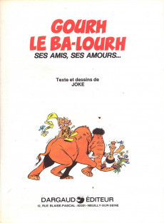Extrait de Gourh le ba-lourh - Ses amis, ses amours...