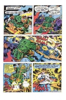 Extrait de Kamandi, The Last Boy On Earth (1972) -33- Blood and fire