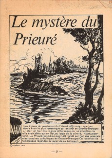 Extrait de Cathy (Artima/Arédit) -119- Le mystère du prieuré