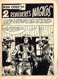 Extrait de Kid Colt (Ediciones Vértice - 1971) -9- Dos Revólveres mágicos