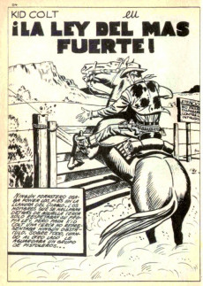 Extrait de Kid Colt (Ediciones Vértice - 1971) -1- ¡Llega Kid Colt!