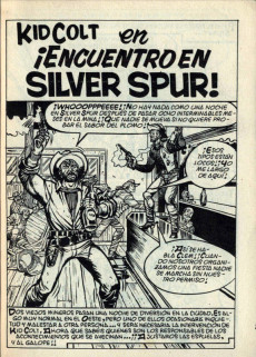 Extrait de Kid Colt (Ediciones Vértice - 1971) -2- La ley del mas fuerte