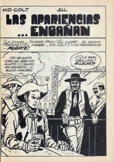 Extrait de Kid Colt (Ediciones Vértice - 1971) -3- Momento desesperado