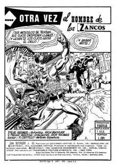 Extrait de Dan Defensor (Dare-Devil) V.1 -45- Otra vez el Hombre de los Zancos
