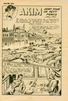 Extrait de Akim (1re série - Aventures et Voyages) -300- Mort pour un petit prince