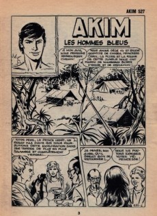 Extrait de Akim (1re série - Aventures et Voyages) -527- Les hommes bleus