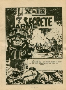 Extrait de X-13 agent secret (Impéria) -126- Arme secrète